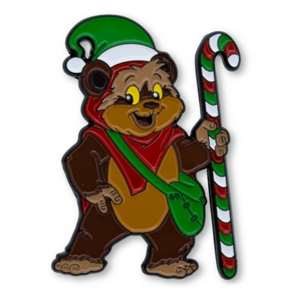Star Wars holiday enamel Ewok Pin